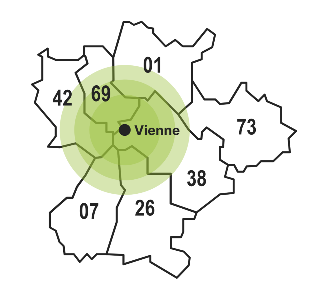 Carte zone d