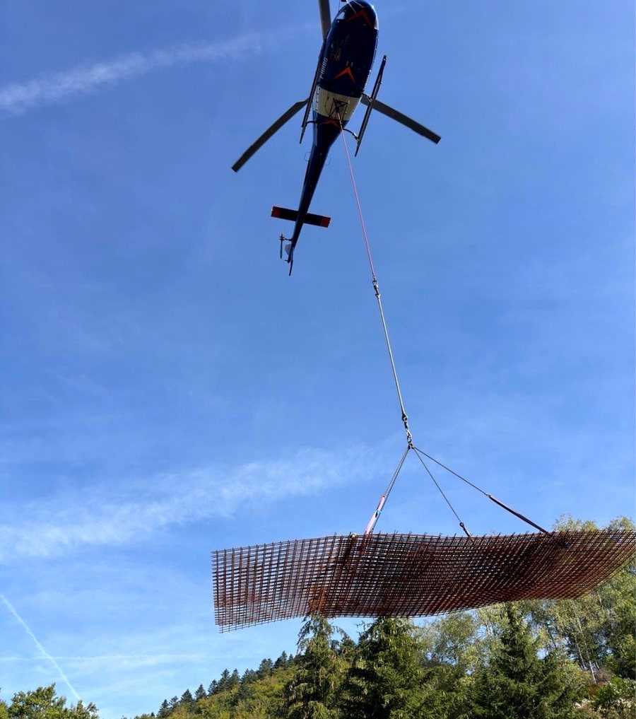 heliportage ferraillage